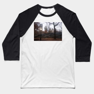 December in Central Park Baseball T-Shirt